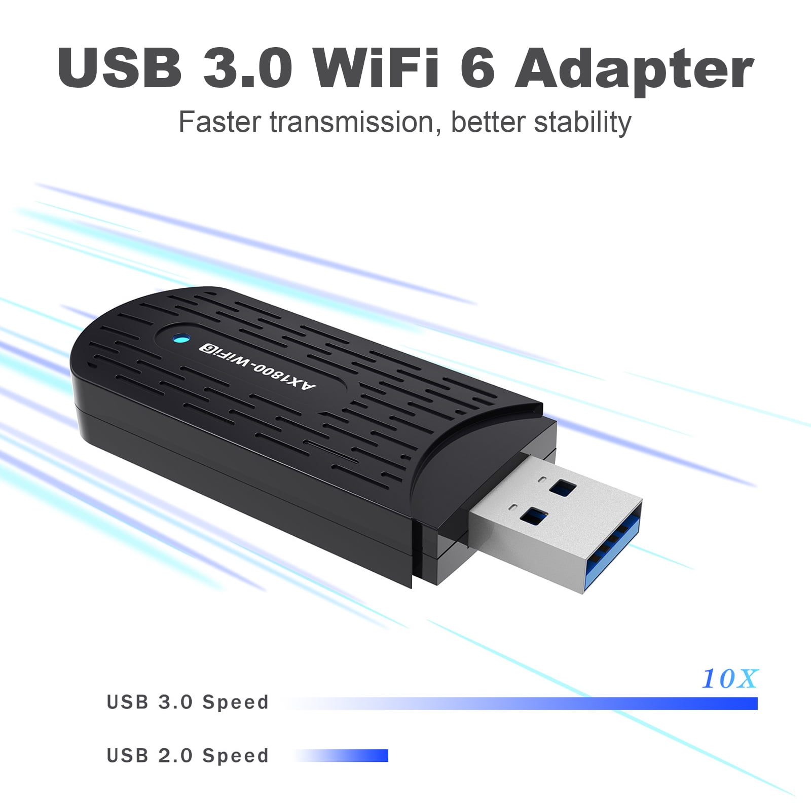 USB WiFi Adapter for PC, EEEkit Dual Band 2.4GHz/5GHz Fast USB3.0 High Gain 802.11ac WiFi Dongle Wireless for Desktop Laptop Supports Windows Mac Linux - Walmart.com