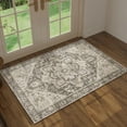thumbnail image 3 of BERTHMEER 2'x3' Small Area Rugs Gray Rugs Washable Throw Rugs for Entryway Door indoor doormats Non-slip, 3 of 5