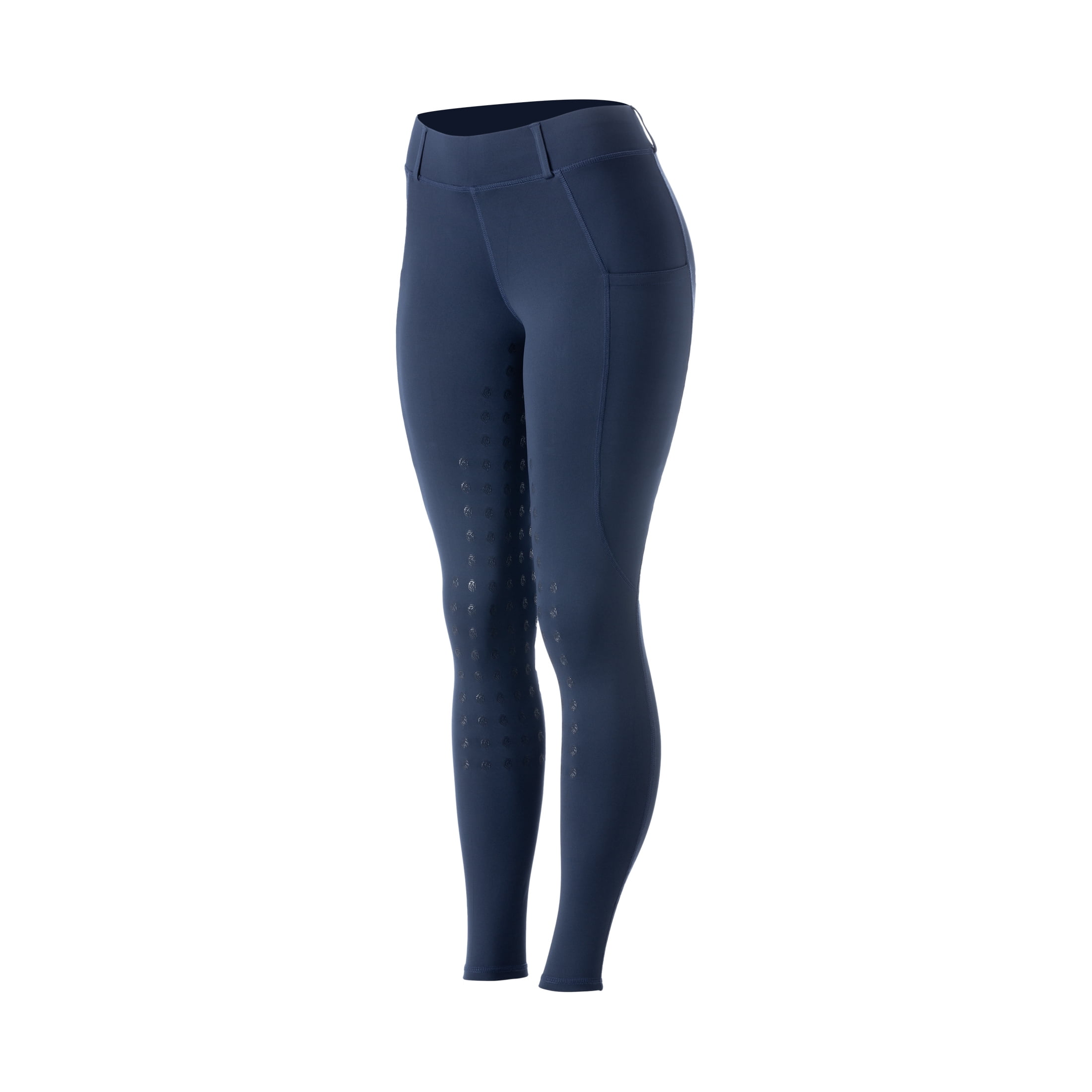 Equinavia Classic Womens Silicone Full Seat Horse Riding Pants with Phone Pockets | Equestrian Breeches Schooling Tights