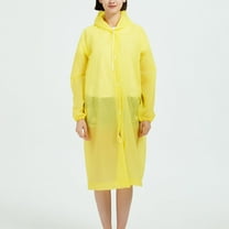 Qepwscx Hooded Rain Ponchoes Waterproof Raincoat Jacket for Women Men
