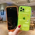 thumbnail image 2 of Hot Off Sports Shoes Brand Able Neon Fluorescent Clear Shockproof Phone Case for IPhone14 13 12 11 XS Max XR Sneakers ins Soft TPU Cover-Yellow-B-for 13, 2 of 8