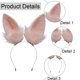 thumbnail image 3 of Fox Wolf Rabbit Cat Dog Ear Headband Hairband Hair Hoop Disfraz de Halloween Party Headwear Accesorios MFZFUKR CPB-SSW2004-1, 3 of 5
