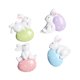 thumbnail image 5 of 4x Pegatizas de refrigerador en forma de huevo de Easter Bunny Decoraciones Adorables Pegatinas de refrigerador impermeables para el refrigerador para Con huevo, 5 of 8