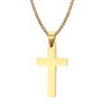 thumbnail image 1 of Stainless Steel Small Cross Necklace for Womens and Girls,24 Inch, 1 of 4