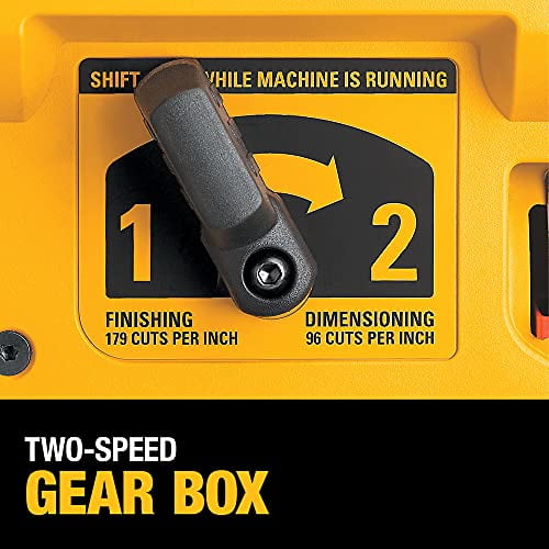DEWALT Thickness Planer Two Speed 13 Inch DW735 Walmart