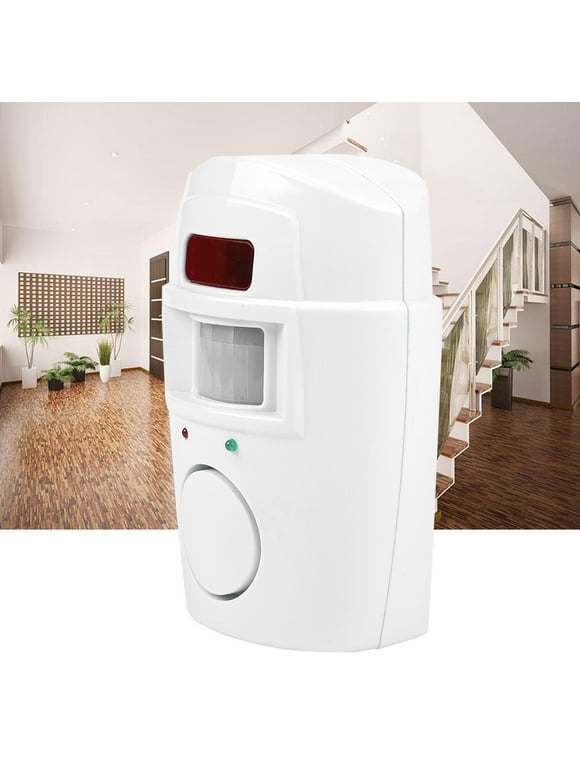 YLSHRF Infrared Alarm, Motion Sensor Alarm,Wireless PIR Motion Sensor Detector Security Alarm System + Remote Controls for Home Garage