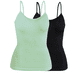 thumbnail image 1 of Set De Dos Blusas Mujer Tirantes Casual Blusa Crop Top Dama UNITALLA, 1 of 5