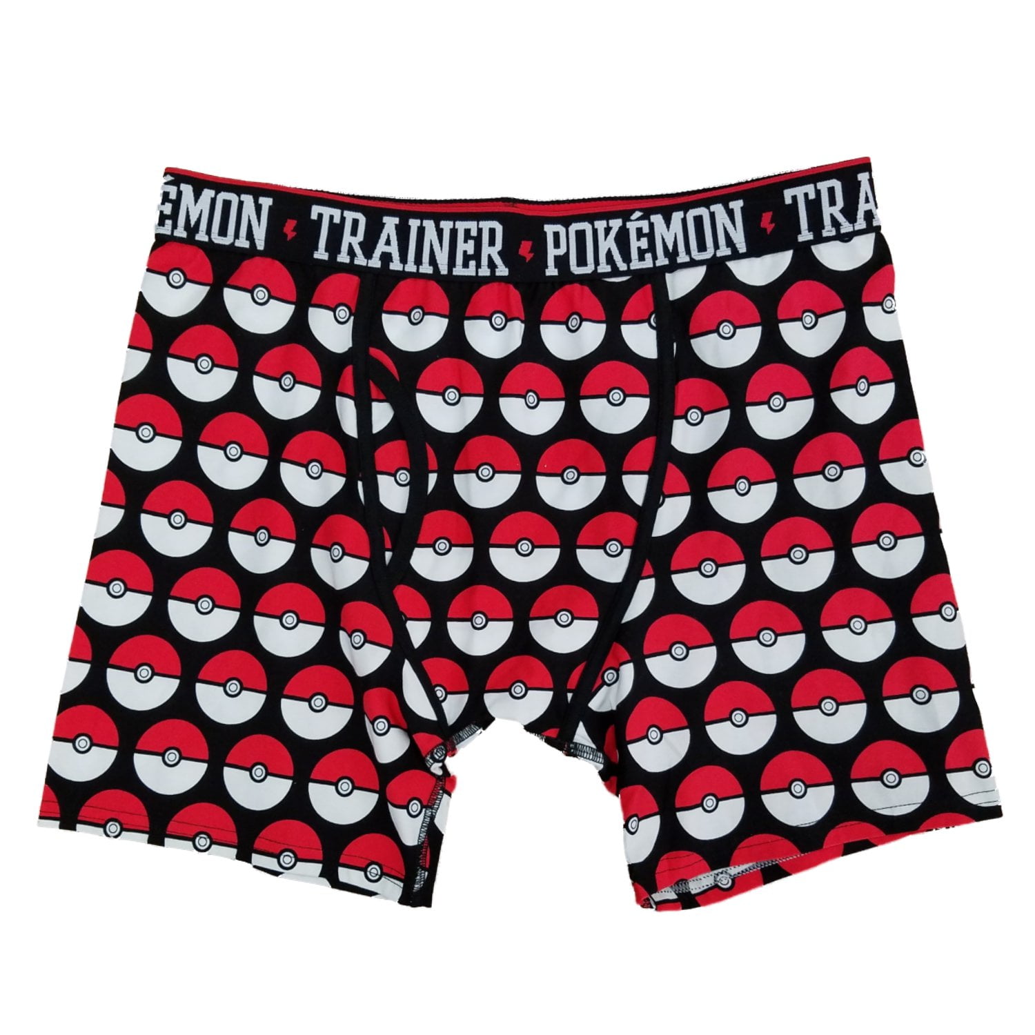 Pokemon Mens Pokemon Trainer Pokeball Videogame Underwear Boxer Briefs XL