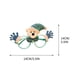 thumbnail image 3 of Xihbxyly Gafas Navideñas Sin Montura con Diseño de Gorro de Papá Noel, Montura Divertida con Astas, Estilo Único para Fiestas, Decoración Navideña, Perfectas para Fiestas Navideñas, Tamaño de 5.5 Pul, 3 of 3