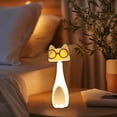 thumbnail image 6 of Naittoop Cat Lamp Rechargeable, Cute Kitty with Glasses Night Light, Gifts for Friend and Family Night Lights for Bedroom, Cute Christmas Kitten Plastic Night Light Desktop Decoration White, 6 of 6