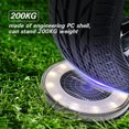 thumbnail image 3 of Paquete de 4 lámparas de pie solares LED, iluminación exterior impermeable Ip68 con 12 LED, ideal para caminos, jardines, terrazas, patios y césped, 3 of 5