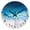 Blue6, variant on Analog Glass Blue Beach Wall Clocks Battery Operated 12 Inch | Round Sea Shell Wall Clocks for Living Room Bathroom Bedroom Kitchen Office Coastal Modern Wall Clock Non Ticking