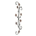 Habitat Decor 11in by 30in Chemilla Floral Metal Wall Art