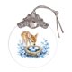 thumbnail image 4 of Uuiauoio Glass Easter Ornament 2D Flat Pendant with Bunny Egg Designs for Tree Gift Basket Filler Holiday Party Decorations Keepsake, 4 of 5