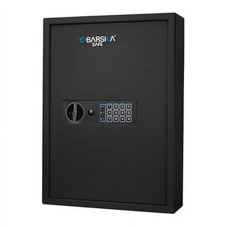 Barska - 100 Key Cabinet Digital Wall Safe - Black