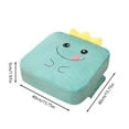 thumbnail image 3 of Booster Seat Dining Thick And Thin Each One Cartoon Toddler Booster Seat For Detachable Washable Sponge Cushion With Straps Dining Pads For Kids Eating Cushion Green 40cm, 3 of 6