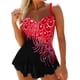 thumbnail image 1 of AmShibel Traje de baño de una pieza entrecruzado para mujer, traje de baño sexy con control de barriga, bikini de entrenamiento de natación calado de malla, 1 of 4