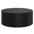 thumbnail image 3 of Simpli Home Millbury SOLID MANGO WOOD 36 inch Wide Round Contemporary Drum Coffee Table in Black, Fully Assembled, 3 of 7