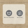 thumbnail image 3 of (2 pack) Better Homes & Gardens Cotton Reversible Bath Rug, Almond Biscuit, 17" x 24", 3 of 9