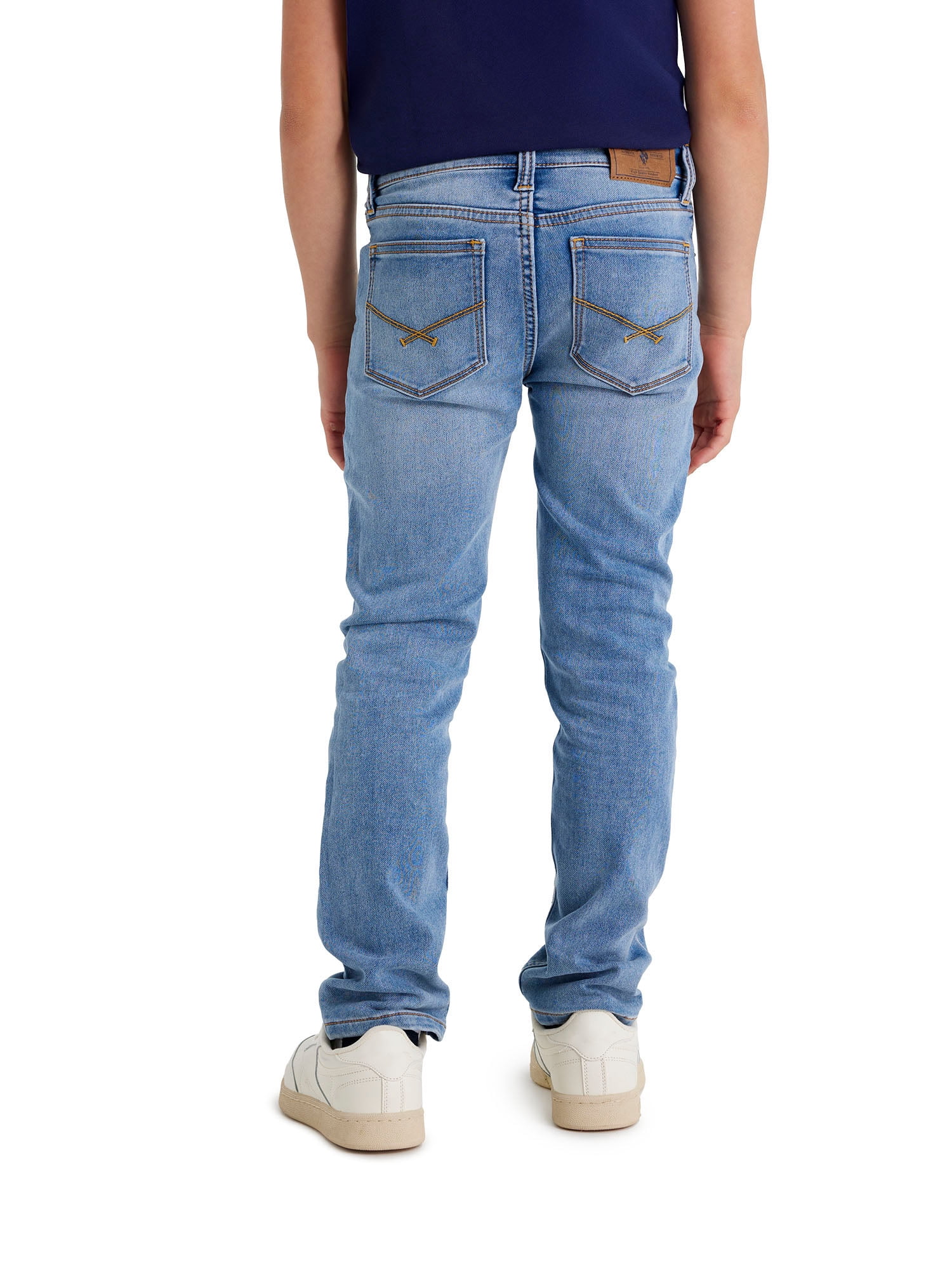 U.S. Polo Assn. Boys Skinny Knit Denim Jean, Sizes 4-18