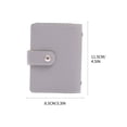 thumbnail image 3 of Mini Savings Binder | PU Leather Cash Envelope System | 4.5x3.5 Inch Card Holder & Money Organizer for Budgeting, 3 of 4