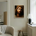 thumbnail image 2 of Nawypu Jesus Christ Wall Art, Christian Jesus Portrait Picture Canvas Abstract Framed Painting Modern Artwork for Bedroom Living Room Bathroom wall Decor,Ready to Hanging, 2 of 4