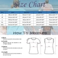 thumbnail image 3 of adviicd Chemises d'Été pour Femmes T-Shirt d'Été pour Femme Mignon à Motif T-Shirts Amples Col Rond Manches Courtes Hauts Décontractés Beige,m, 3 of 4