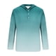 thumbnail image 4 of Blusa de manga larga con capucha para hombre, estilo informal, con botones, estampado degradado, de poliéster, 4 of 4