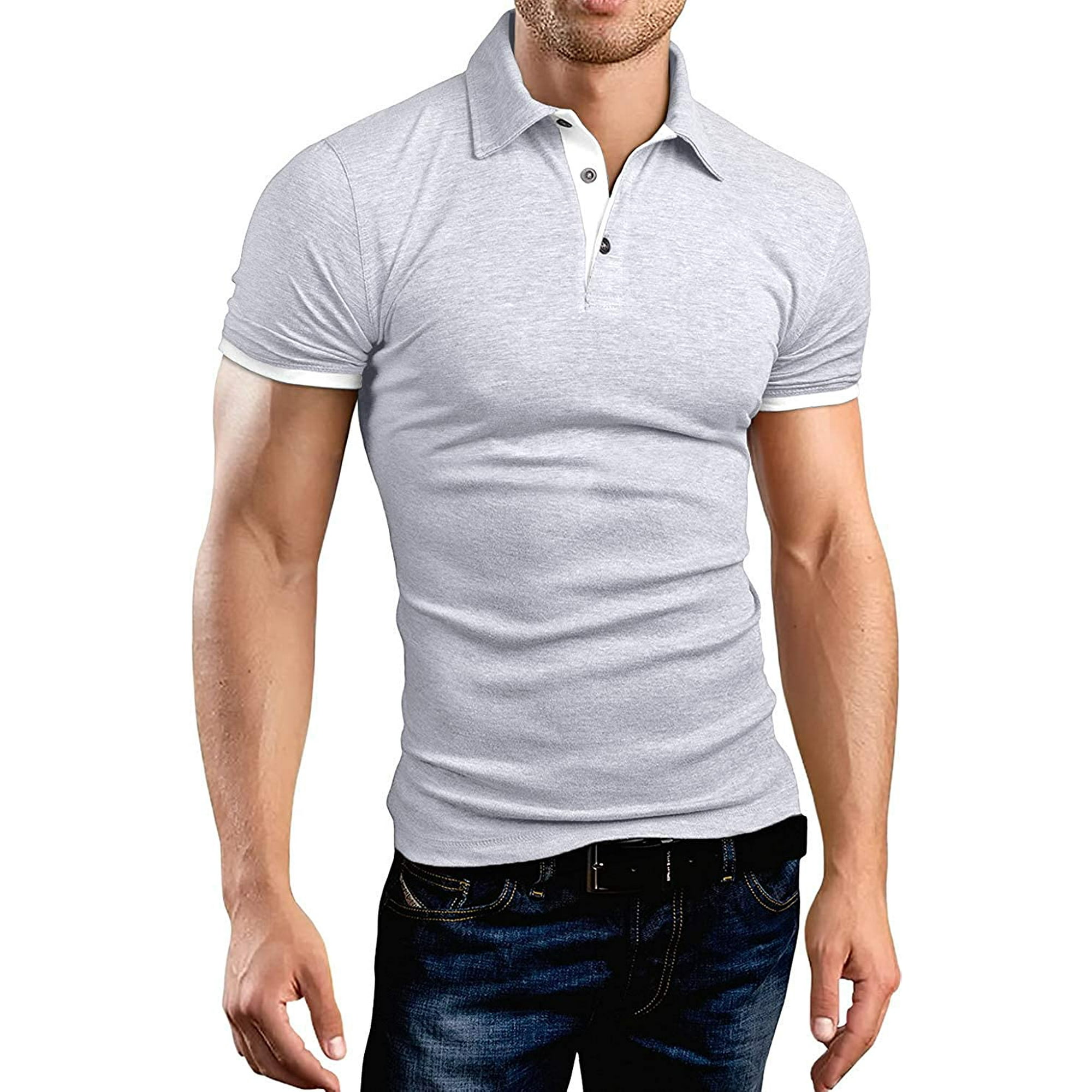 long sleeve mens golf polo shirts