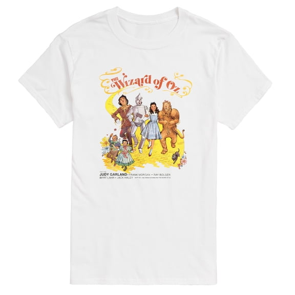Wizard of Oz - Movie Poster - Men's Short Sleeve Graphic T-Shirt