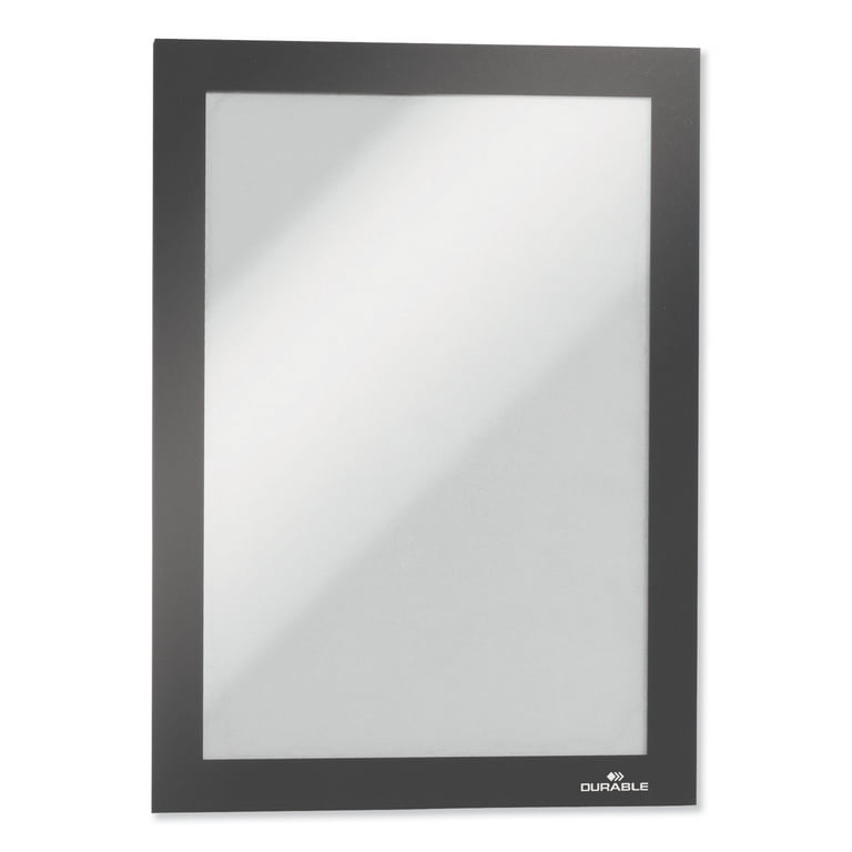 DURAFRAME Magnetic Sign Holder, 5.5 x 8.5, Black Frame, 2/Pack DURAFRAME Magnetic Sign Holder, 5.5 x 8.5, Black Frame, 2/Pack