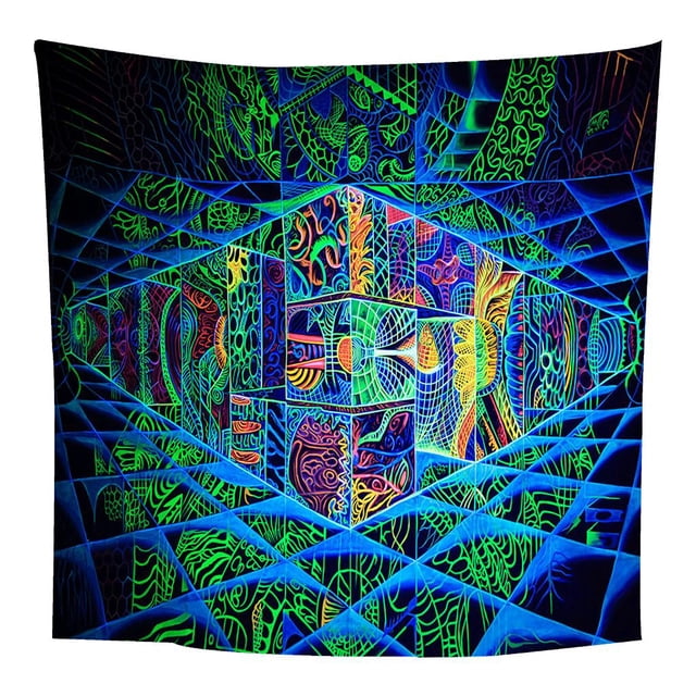 GUOOL Geometric Figure Tapestry Wall Hanging Throw Poster Room Decor 37x29 inch