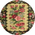 thumbnail image 1 of Ahgly Company Machine Washable Indoor Round Traditional Red Brown Area Rugs, 3' Round, 1 of 7