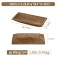 thumbnail image 4 of Hanobe Decorative Wood Bowl Tray for Home Decor Centerpieces Wooden Dough Tray Halloween Christmas Home Decor, Brown, 4 of 8
