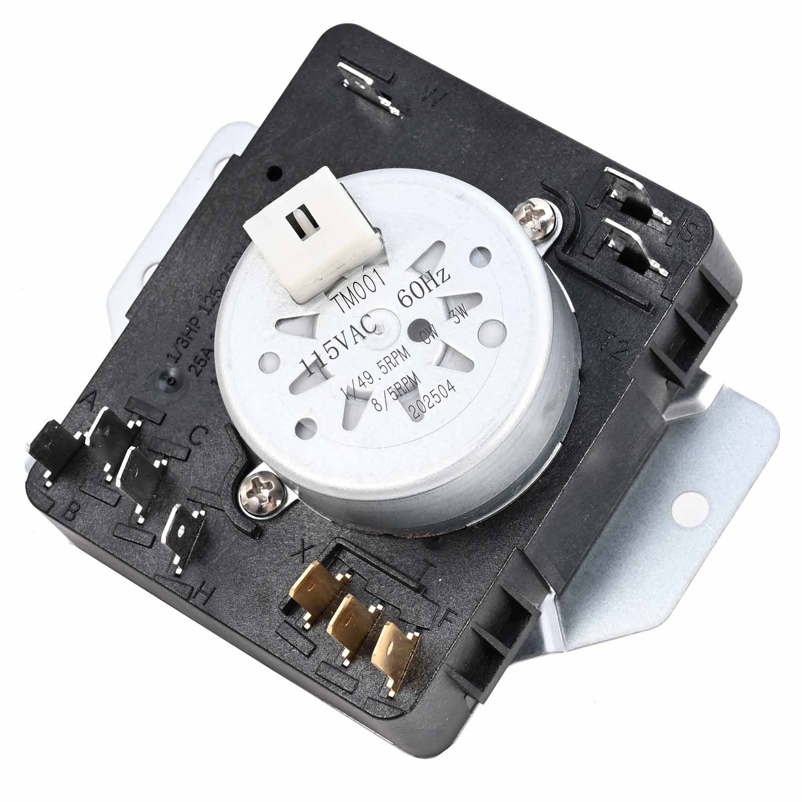 W10185992 WPW10185992 Dryer Timer Replacement, Compatible with Whirlpool Maytag Dryer Models, Controls Heating and Timer Functions, Exact Fit