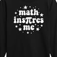 thumbnail image 3 of Instant Message - Math Inspires Me - Toddler And Youth Long Sleeve Graphic T-Shirt, 3 of 6