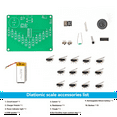 thumbnail image 2 of Electronic Kalimba Thumb Piano 17 Key Heptatonic Scale Instruments Electronic DIY Soldering Kit 17 Key Heptatonic Scale,1 * Electronic Kalimba Thumb Piano Kit,Green, 2 of 8