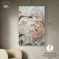 thumbnail image 5 of Floral Up Close Elegant Realistic Floral Canvas Wall Art by Art Remedy, Silver Floater Frame, 36"x54", 5 of 7