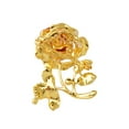 thumbnail image 3 of Broches pour Femmes Filles Strass Roses en Émail Qui A l'Air à la Mode; Broche Scintillante Bijoux Châle Décorations de Robe de Soirée Accessoires pour Femmes Bleu, 3 of 9