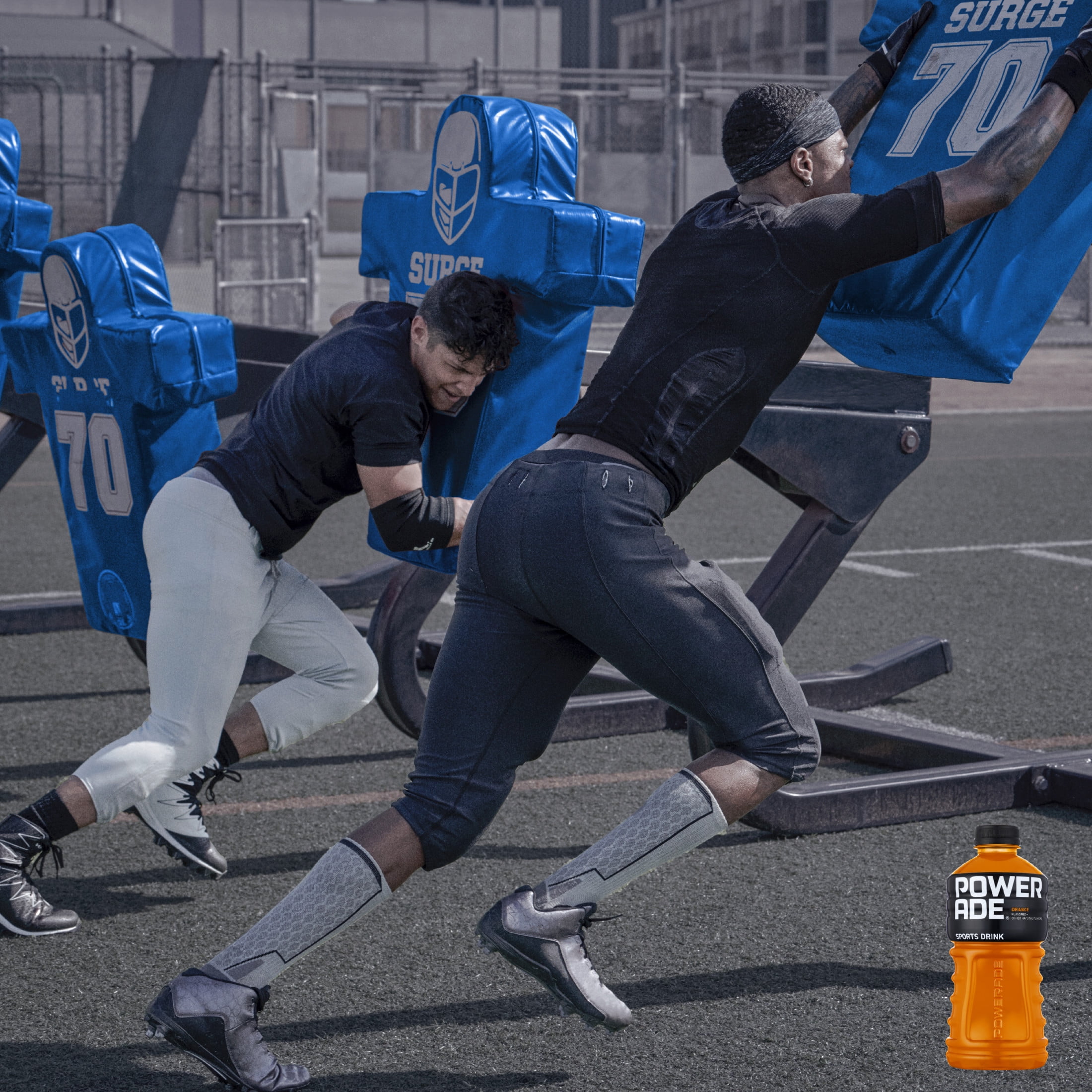 POWERADE Orange, ION4 Electrolyte Enhanced Fruit Flavored Sports Drink w/ Vitamins B3, B6, and B12, Replenish Sodium, Calcium, Potassium, Magnesium, 32 fl oz
