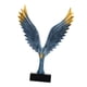 thumbnail image 5 of Estatua de resina con alas extendidas, escultura, adorno de Feng Shui, artesanía hecha a mano, mesa azul, 5 of 9