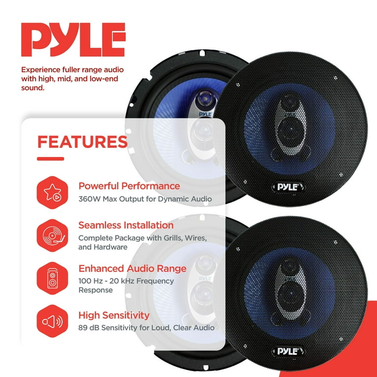 Pyle PL63BL Blue Label Series, 6.5