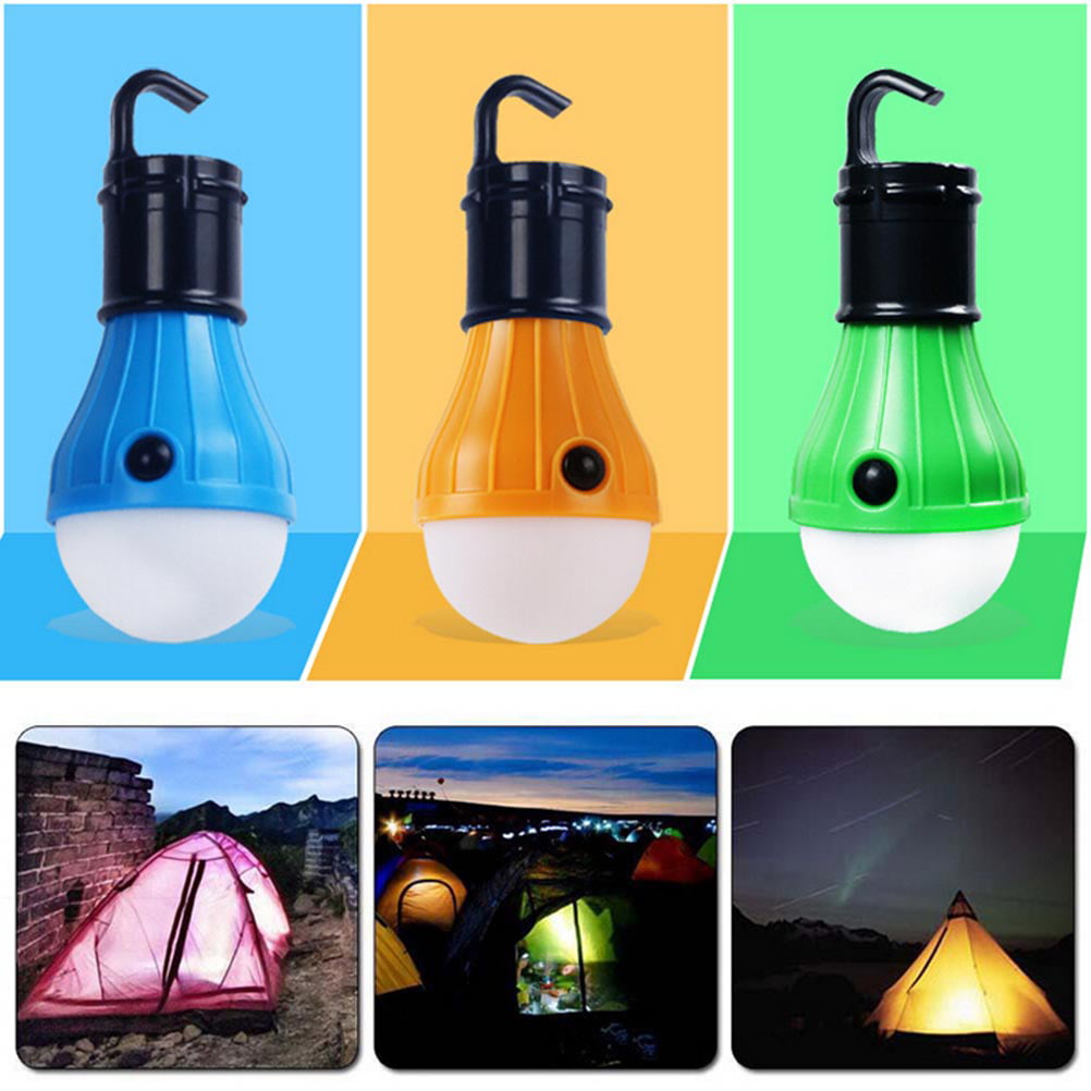 LED Camping Emergency Lantern 3 Lighting Modes Hanging Tent Light Battery  Operated Bulbs with Clip Hook Camping, Hiking, Hurricane, Storms - 4Pcs  Wholesale