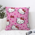 thumbnail image 3 of Hello Kitty Pillow Cover, Square Throw Pillow Cases For Couch Sofa Bed Living Room,Home Decorative, 24"X24", 3 of 9