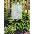 thumbnail image 2 of POGLIP Ink Marbling Ebru Creative Abstract Waves Writing Endpapers in Bookbinding Garden Flag Decorative Flag House Banner 28x40 inch, 2 of 2