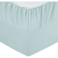 thumbnail image 3 of Sweet Home Collection 1500 Series Bed Sheets - Extra Soft Microfiber Deep Pocket 4pc Sheet Set - Aqua, Twin XL, 3 of 5