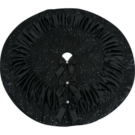 holiday time christmas decor 56 quot black sequins with bow holiday time christmas decor 56 quot black sequins with bow