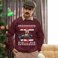 thumbnail image 5 of Christmas Sweatshirt, Squats Funny Gym Christmas Sweatshirt, Muscular Santa Ugly Holiday Sweatshirt, Festive Fitness Xmas Gift for Squatters & Weightlifters, 5 of 5