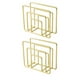thumbnail image 2 of Porta-servilletas metálicas modernas para mesas de cocina y comedor - Dispensador de servilletas de cóctel de hierro para uso interior/exterior, dorado/oro rosa/negro, 2 of 6