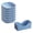 blue-10pcs, variant on 10Pcs Square Wheat Straw Plates Salad Bowl Reusable Food Serving Dishes with Rack